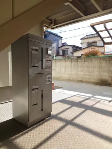 屋外設置 デジタルロック式宅配ボックス2ボックスタイプ - 宅配